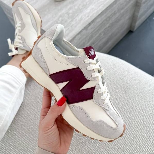 New Balance 327 Beige/Bordeaux