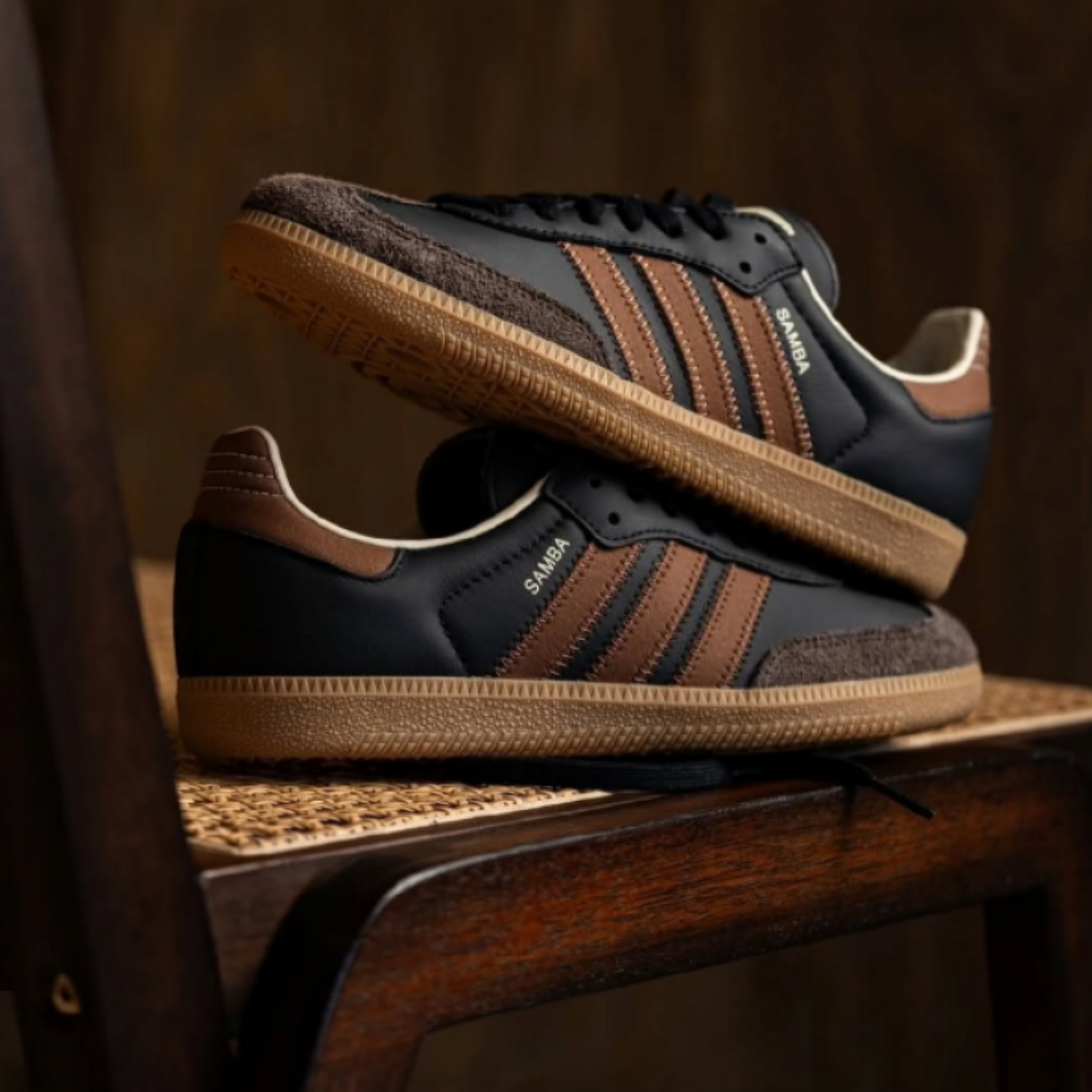 Adidas Samba Preto/Castanho