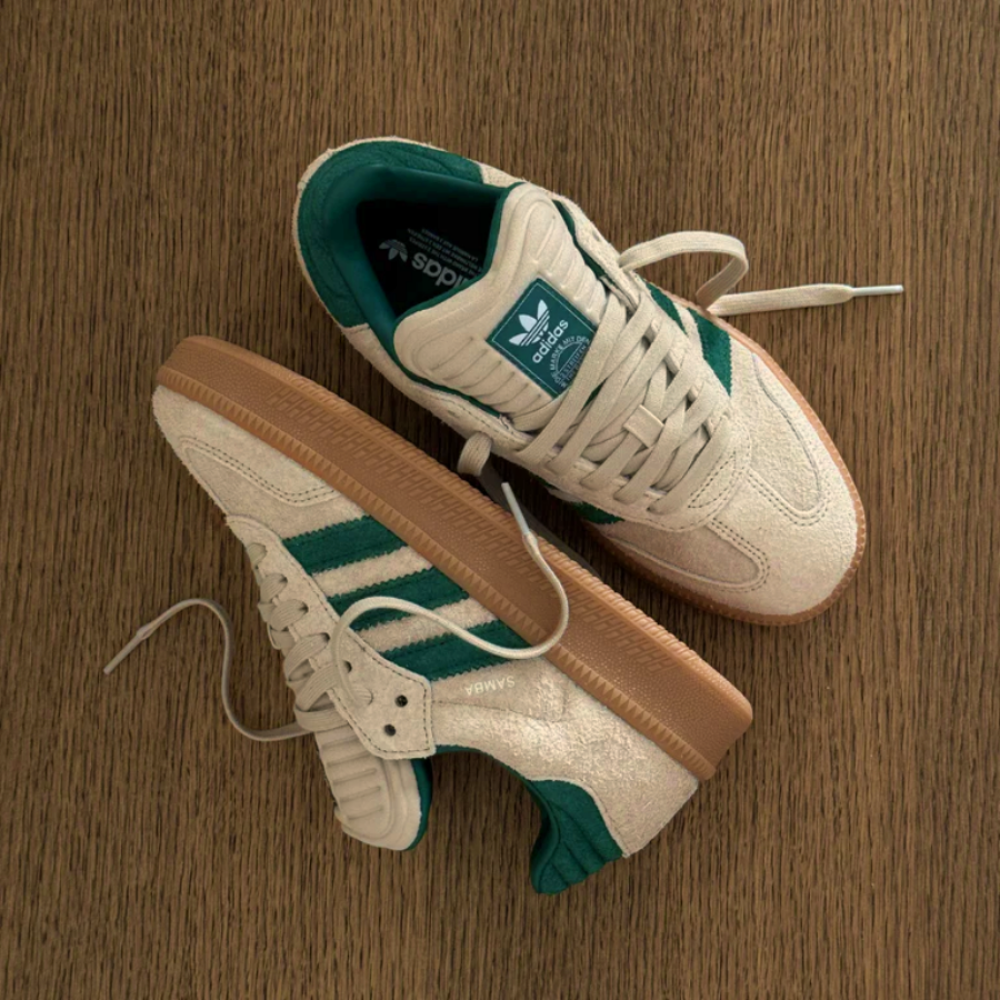 Adidas Samba XLG Beige/Verde