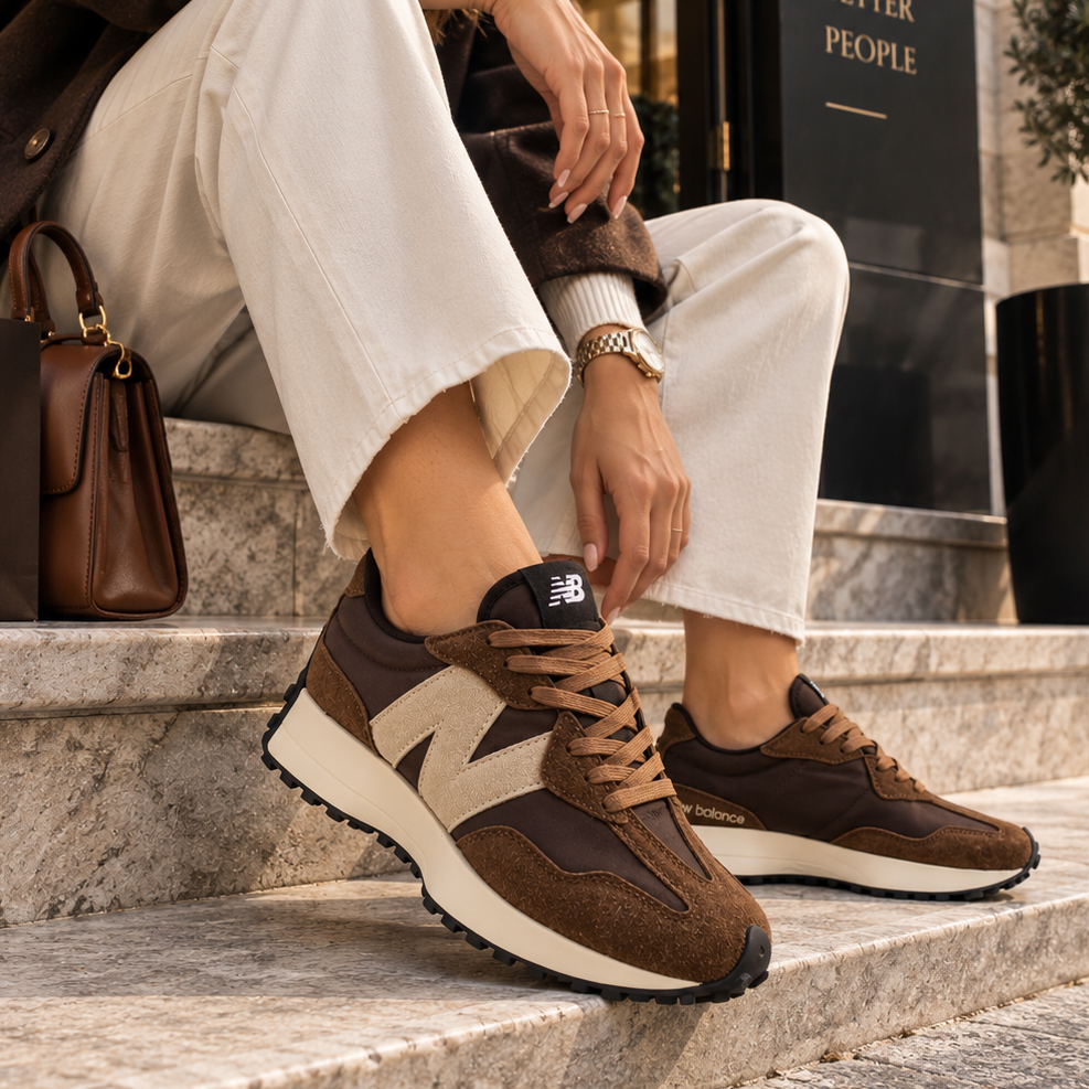 New Balance 327 Castanho