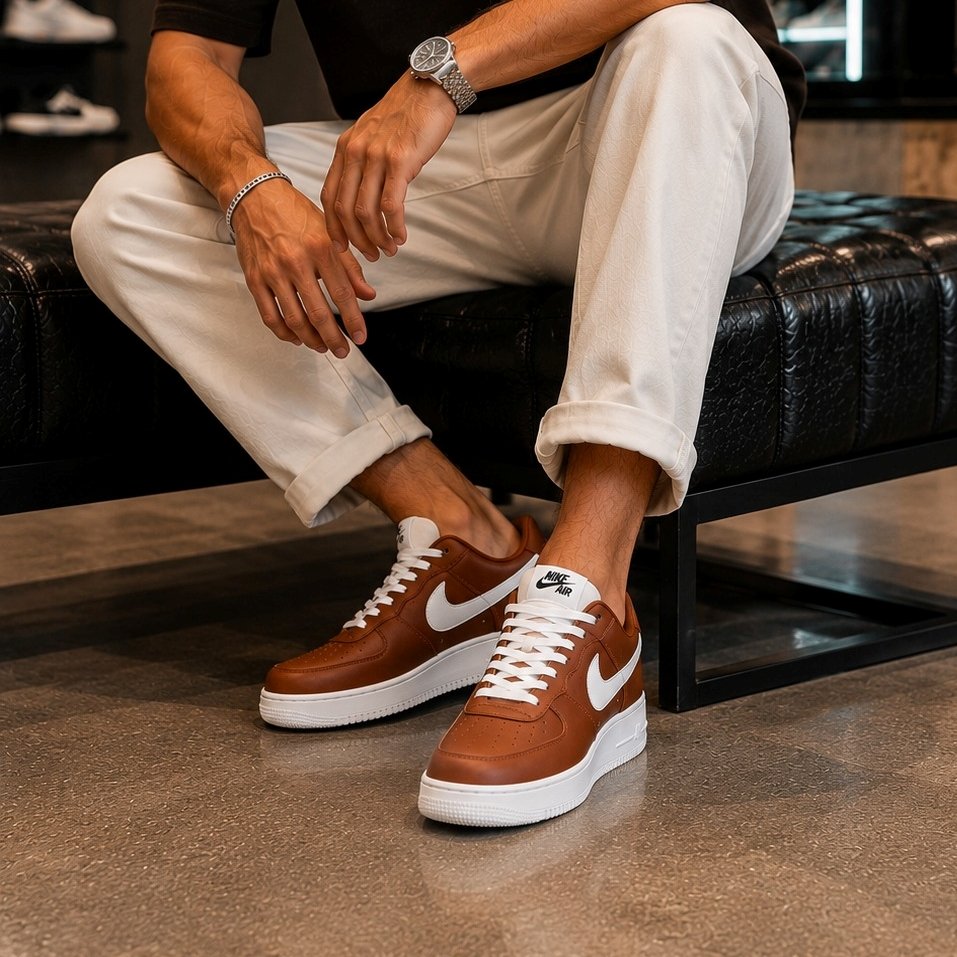 Nike Air Force Camel