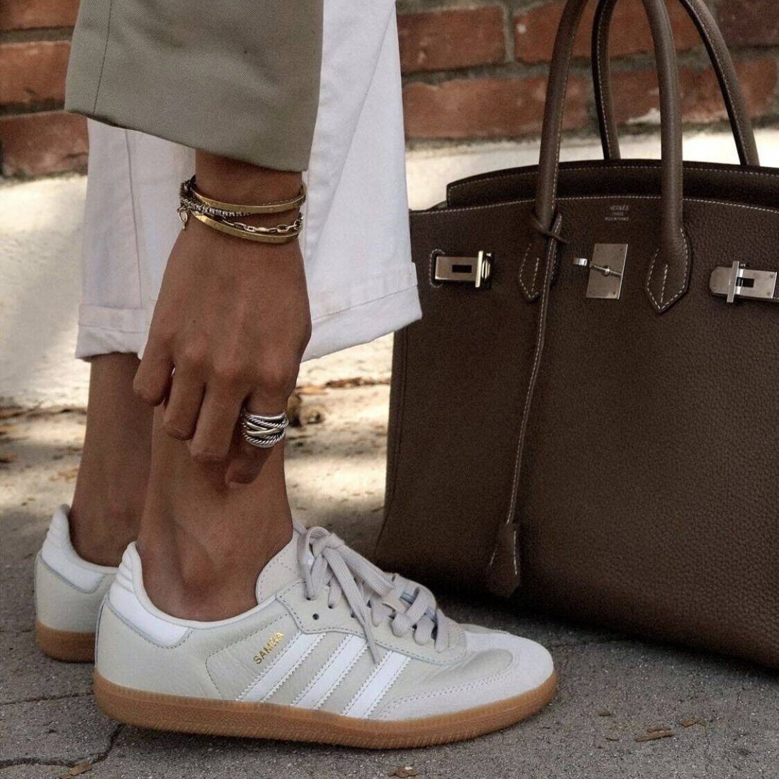 Adias Samba Beige/Branco