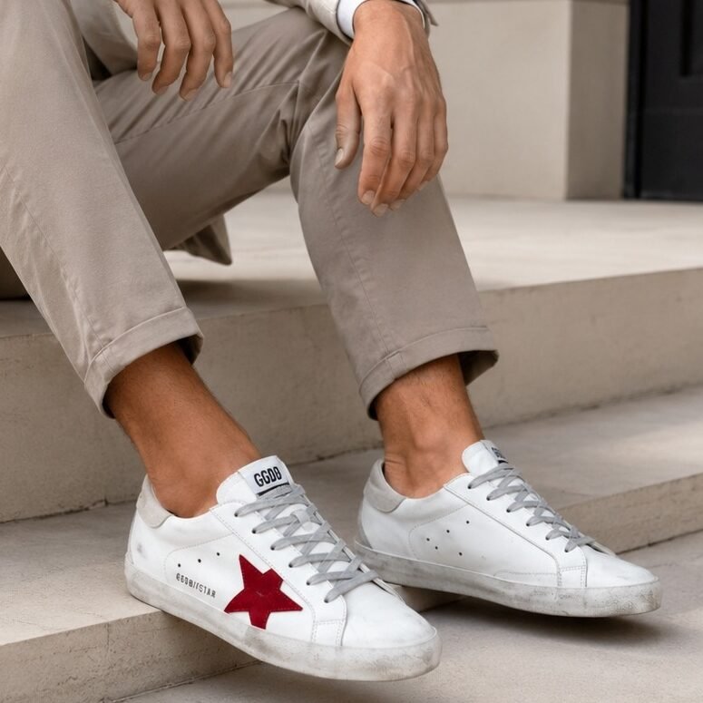 Golden Goose Super-Star Vermelho