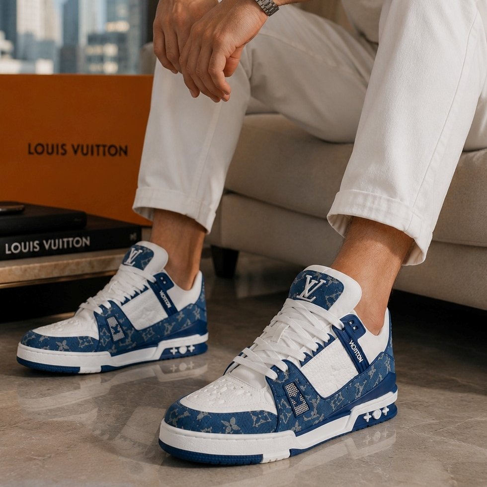 Louis Vuitton Trainer Sneaker Monogram/Denim
