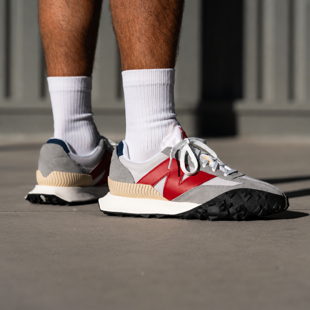 New Balance XC-72 Cinza/Vermelho