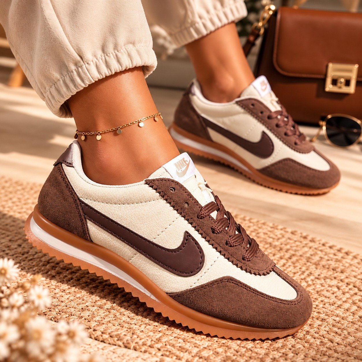 Nike Cortez Beige/Castanho