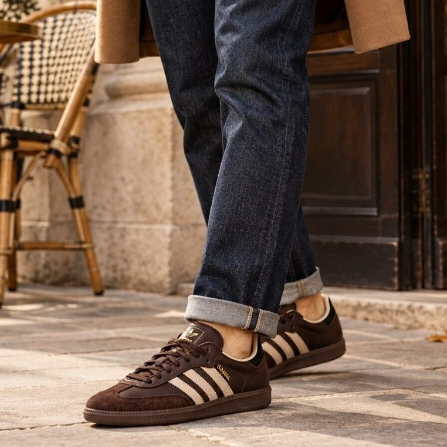 Adidas Samba Castanho Beige