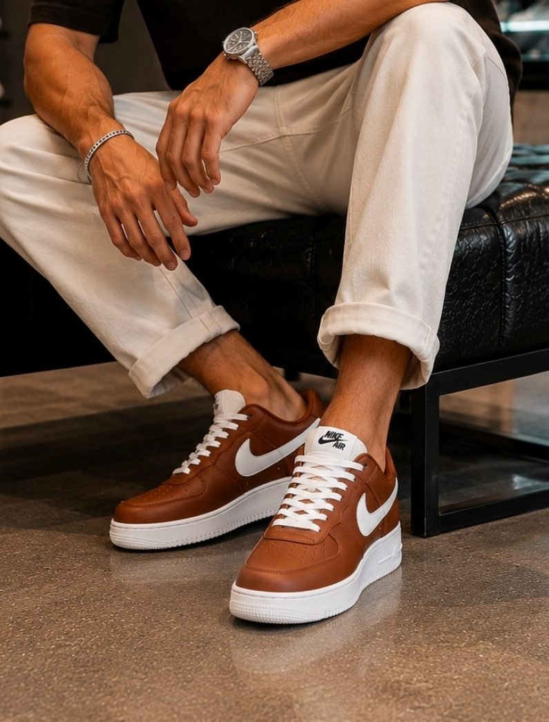 Nike Air Force Camel