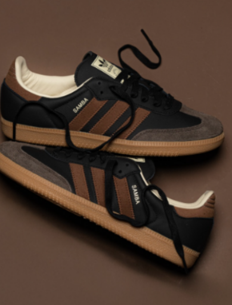 Adidas Samba Preto/Castanho