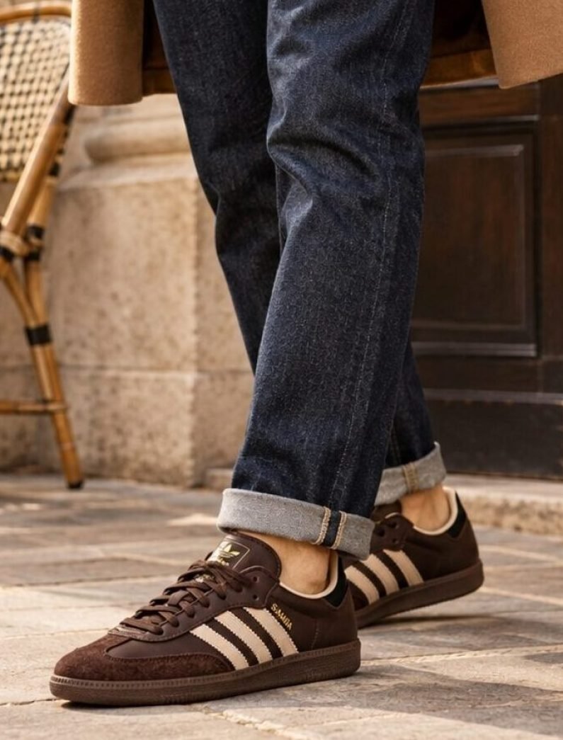 Adidas Samba Castanho Beige